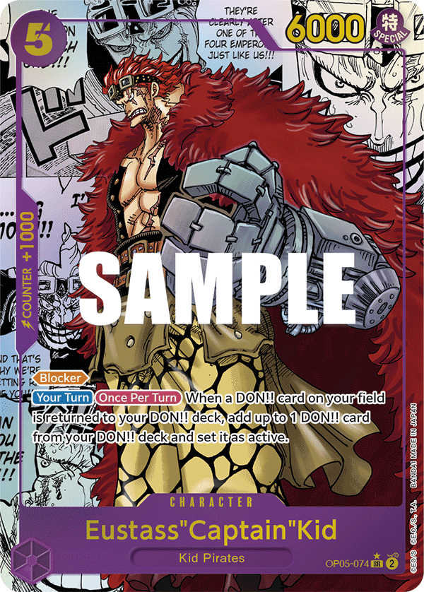 Eustass"Captain"Kid (Alternate Art) (Manga) OP05-074_p2