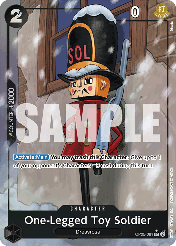 One-Legged Toy Soldier (Full Art) (alternativ bild) OP05-081_p3