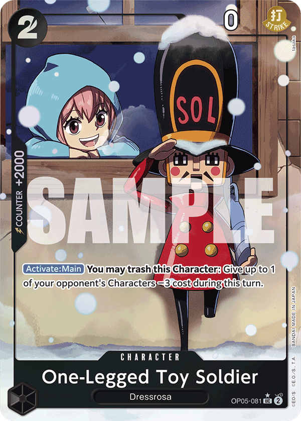 One-Legged Toy Soldier (Alternate Art) OP05-081_p4