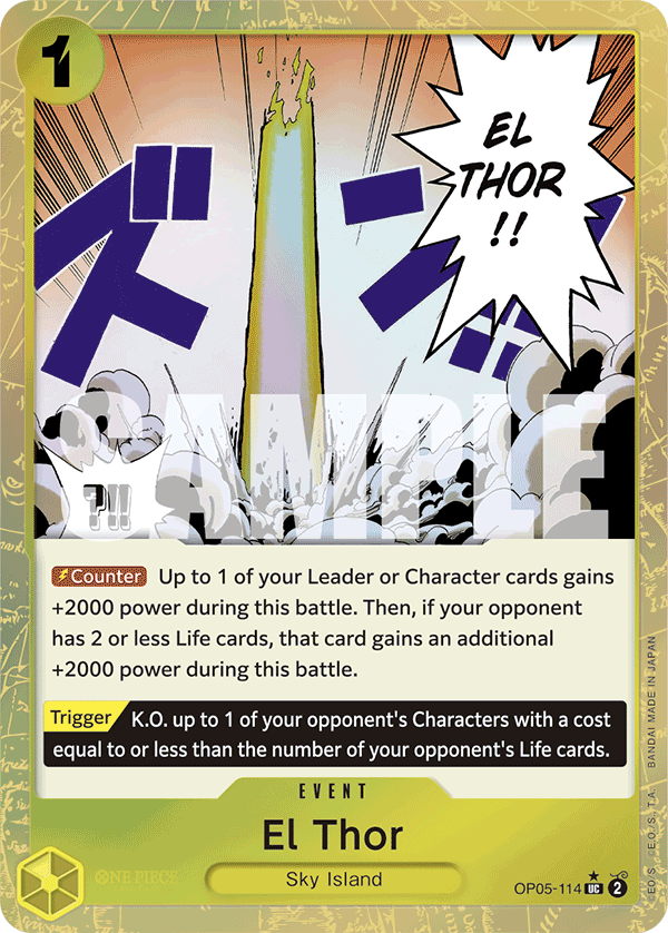 El Thor (Textured Foil) (alternativ bild) OP05-114_p3
