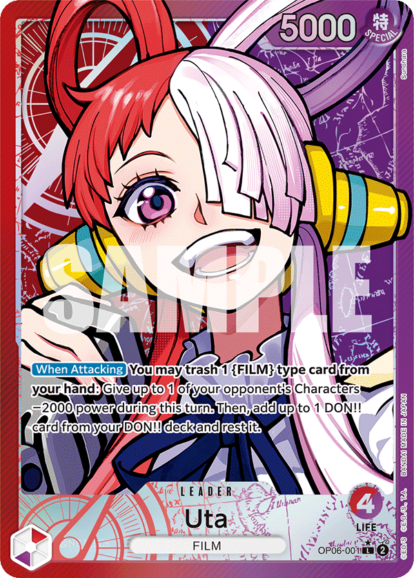 Uta (Alternate Art) OP06-001_p1