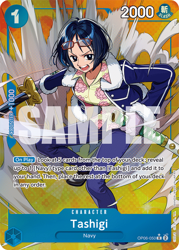 Tashigi (Alternate Art) OP06-050_p1