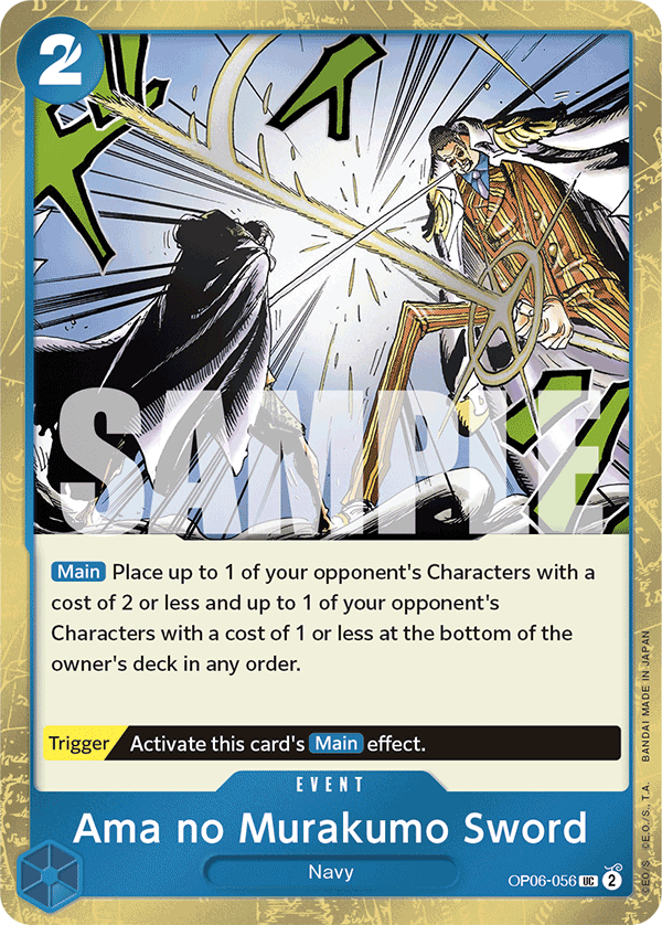 Ama no Murakumo Sword (Jolly Roger Foil) (alternativ bild) OP06-056_p2