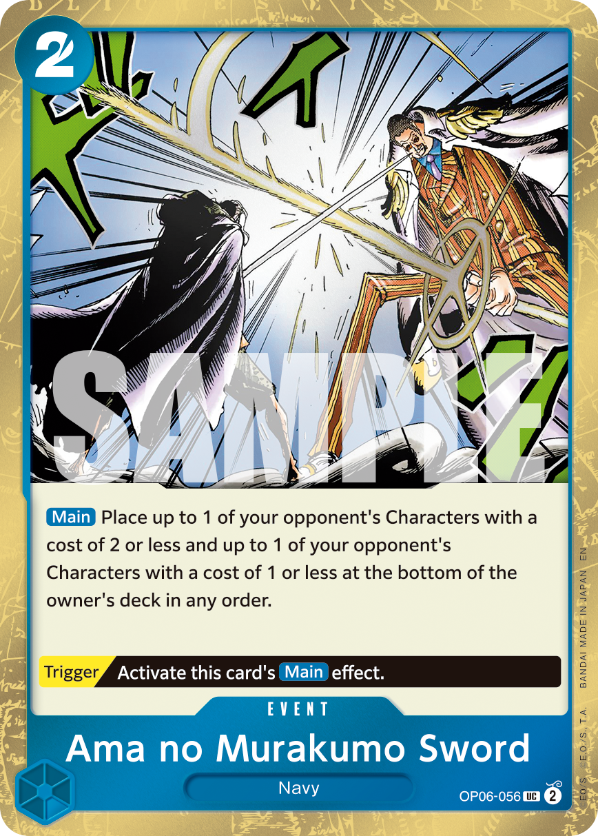 Ama no Murakumo Sword (Pirate Foil) (alternativ bild) OP06-056_p4