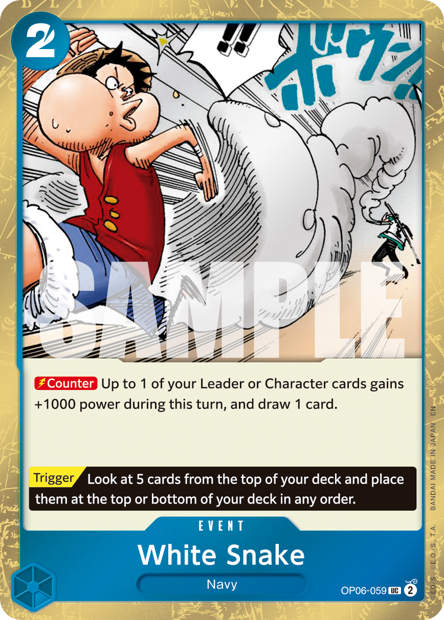 White Snake (Pirate Foil) (alternativ bild) OP06-059_p1