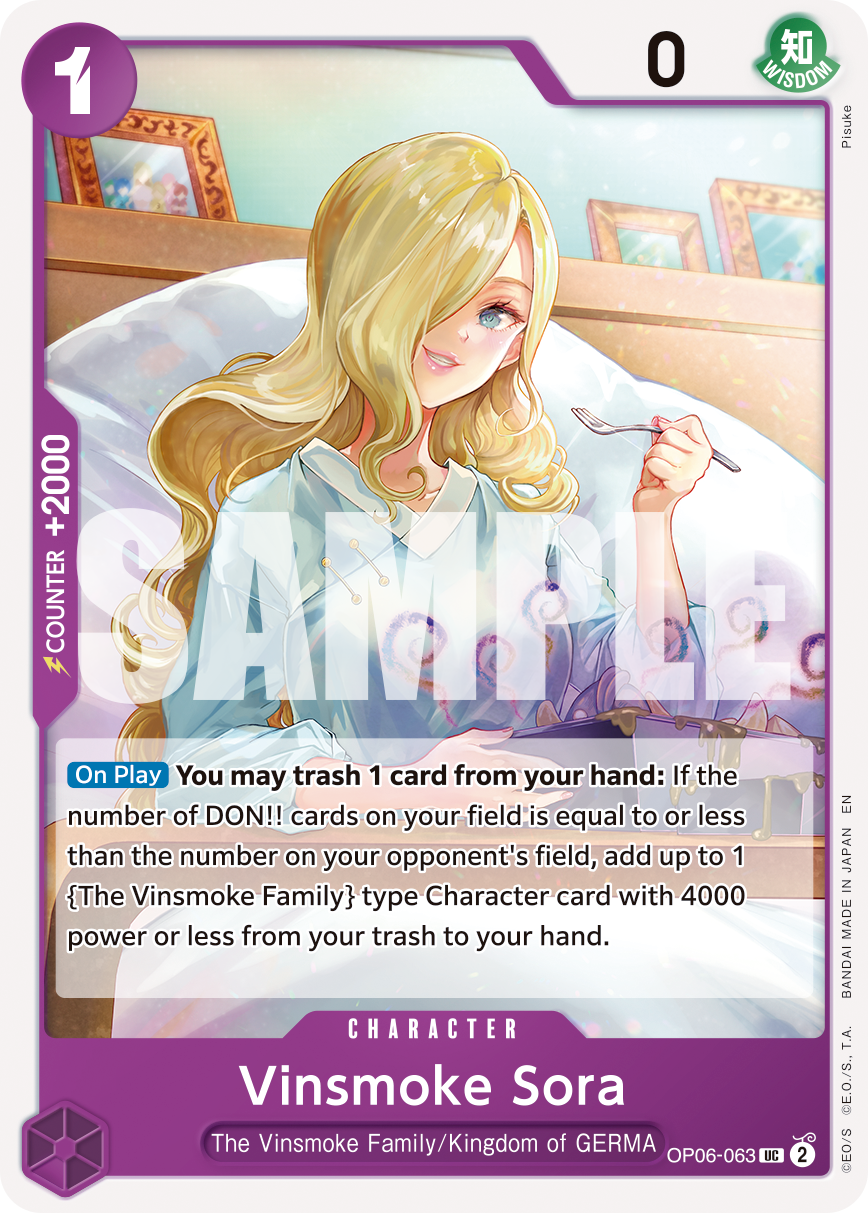 Vinsmoke Sora (Pirate Foil) (alternativ bild) OP06-063_r1
