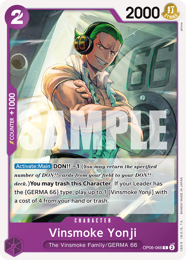 Vinsmoke Yonji (066) OP06-066