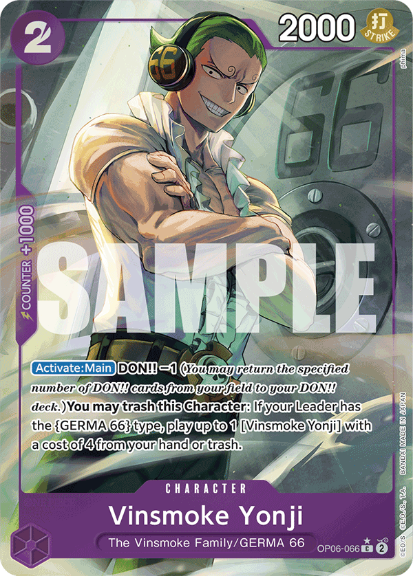 Vinsmoke Yonji (OP06-066) (Full Art) (alternativ bild) OP06-066_p3