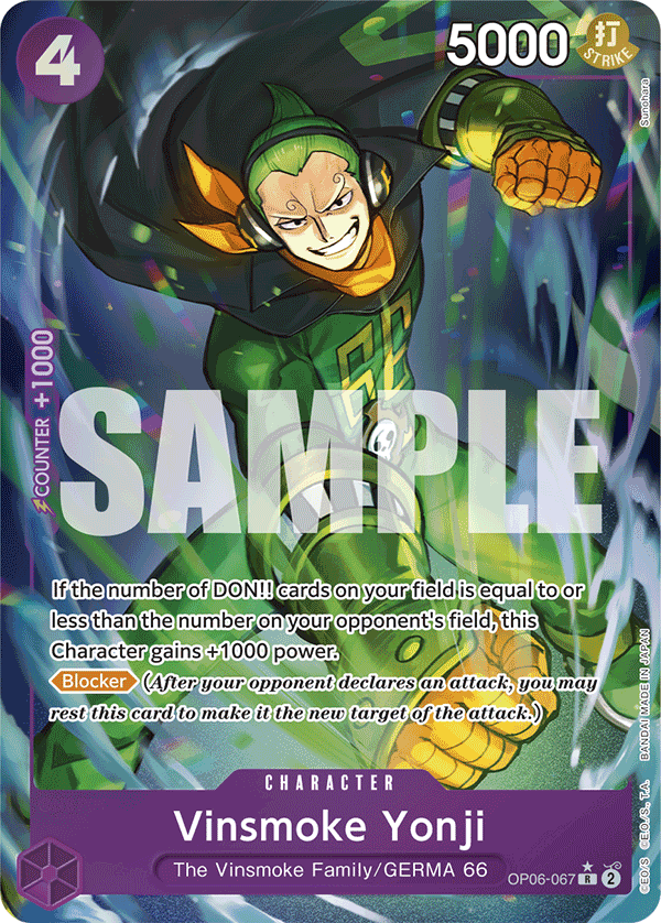 Vinsmoke Yonji (OP06-067) (Full Art) (alternativ bild) OP06-067_p3