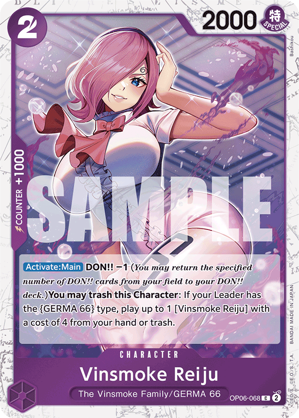 Vinsmoke Reiju (OP06-068) (Jolly Roger Foil) (alternativ bild) OP06-068_p2