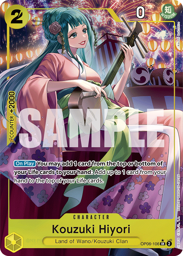 Kouzuki Hiyori (Alternate Art) OP06-106_p1
