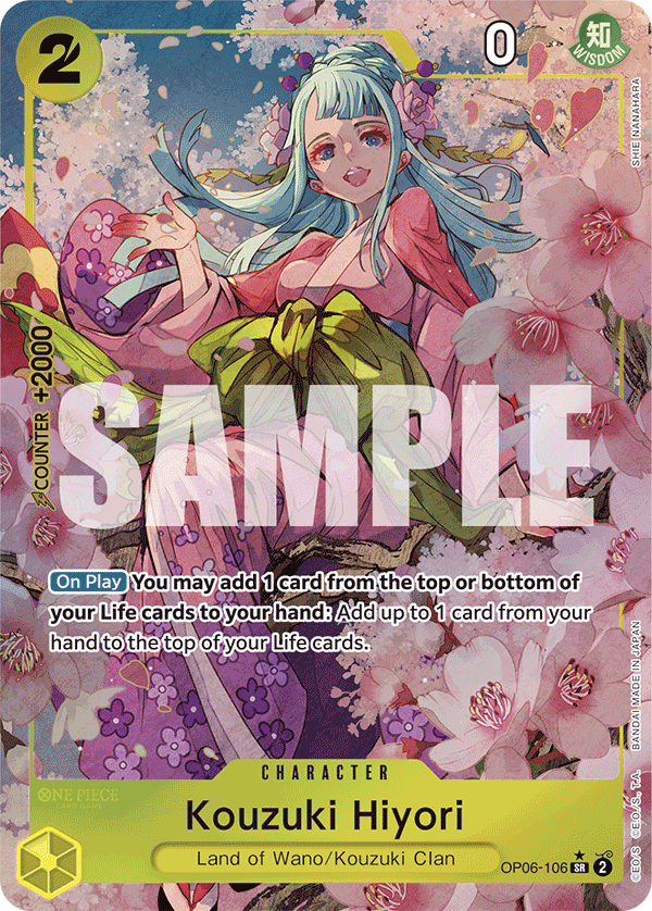 Kouzuki Hiyori (Alternate Art) OP06-106_p3