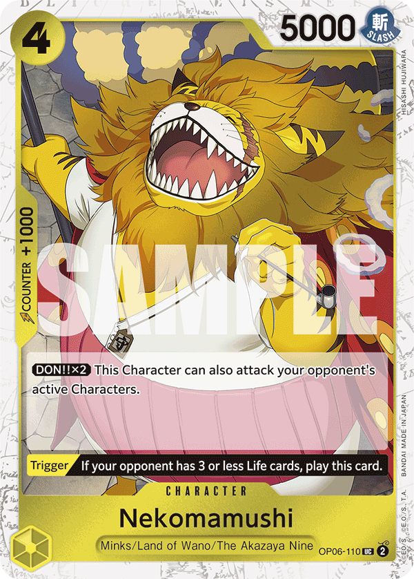 Nekomamushi (Jolly Roger Foil) (alternativ bild) OP06-110_p3