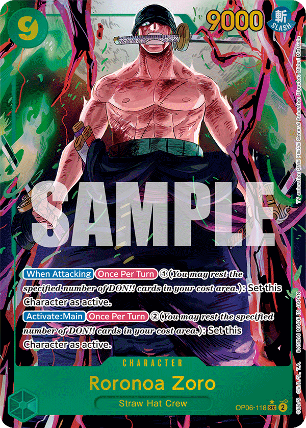 Roronoa Zoro (Alternate Art) OP06-118_p1