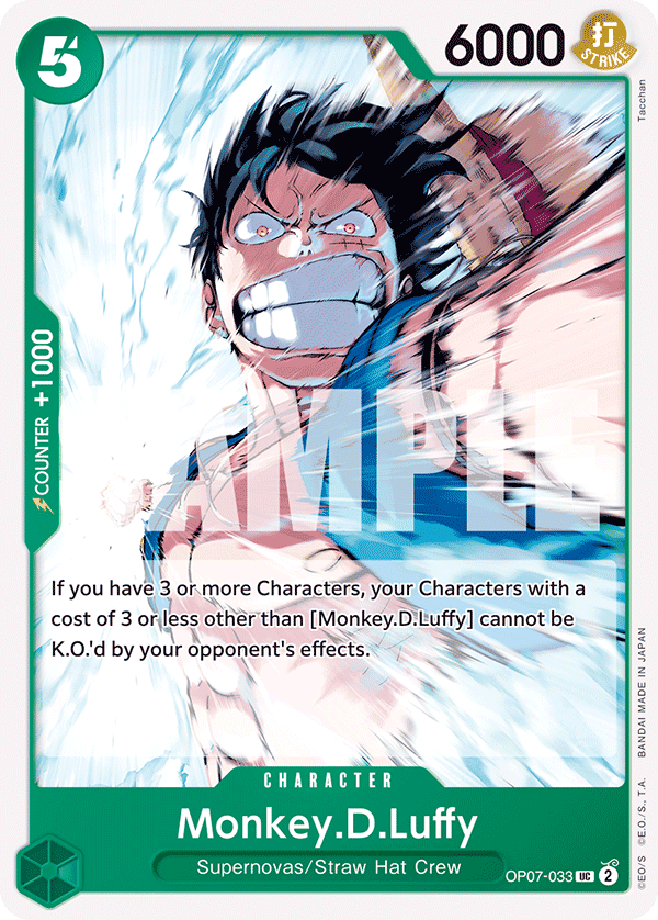 Monkey.D.Luffy (033) OP07-033