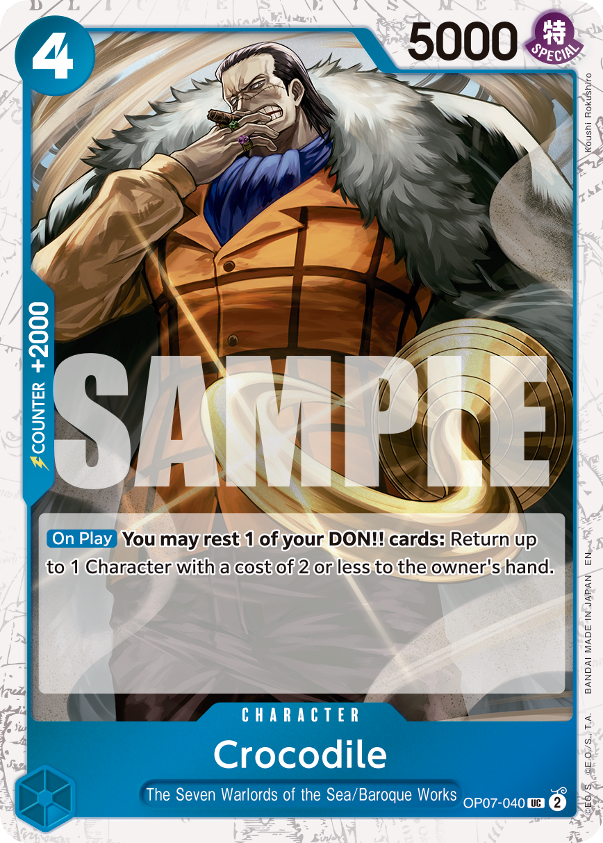 Crocodile - OP07-040 (Pirate Foil) (alternativ bild) OP07-040_p2