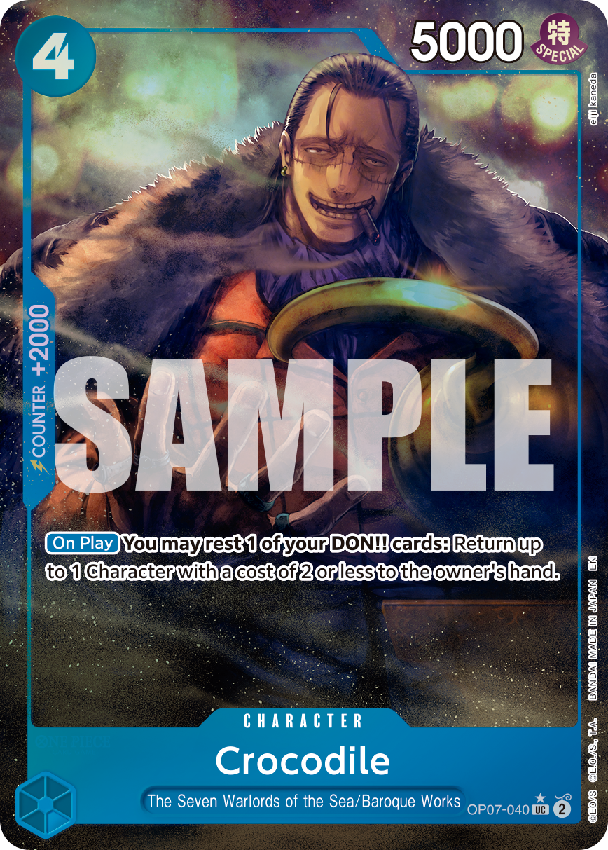 Crocodile - OP07-040 (Alternate Art) OP07-040_p3