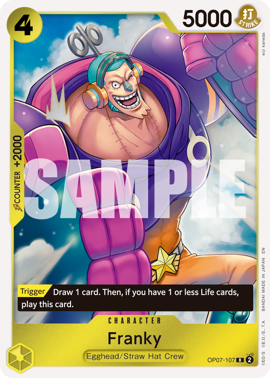 Franky - OP07-107 (Reprint) (alternativ bild) OP07-107_r1