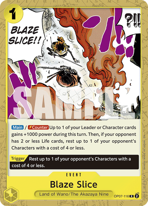 Blaze Slice (Reprint) (alternativ bild) OP07-116_p1