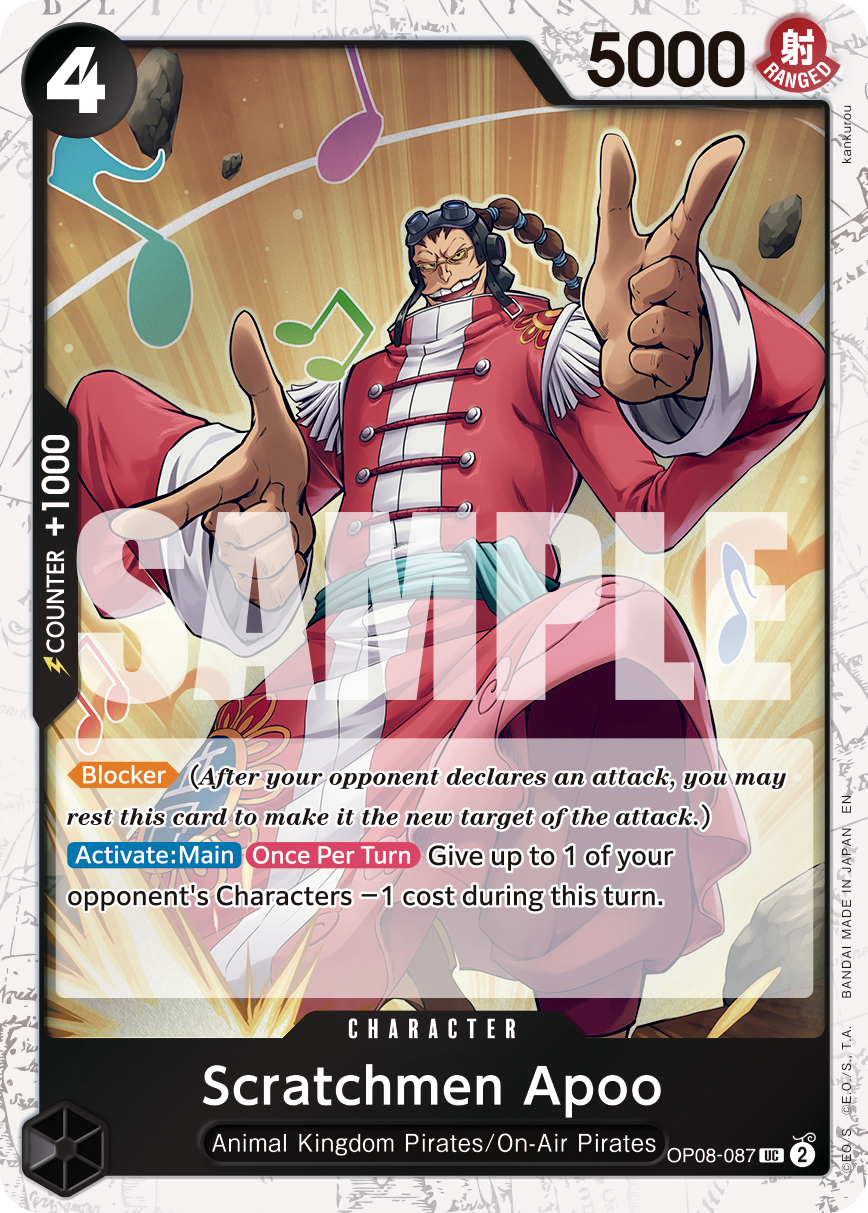 Scratchmen Apoo - OP08-087 (Pirate Foil) (alternativ bild) OP08-087_p1
