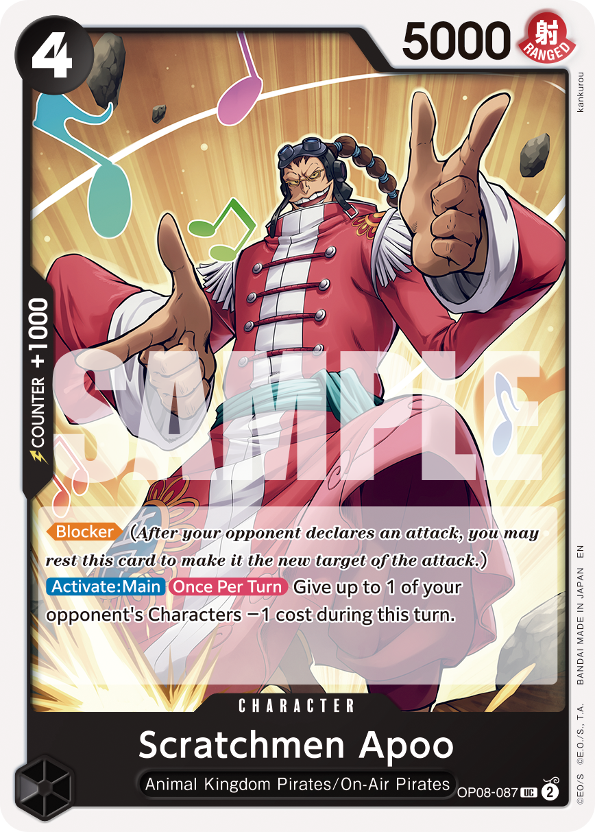 Scratchmen Apoo - OP08-087 (Reprint) (alternativ bild) OP08-087_r1