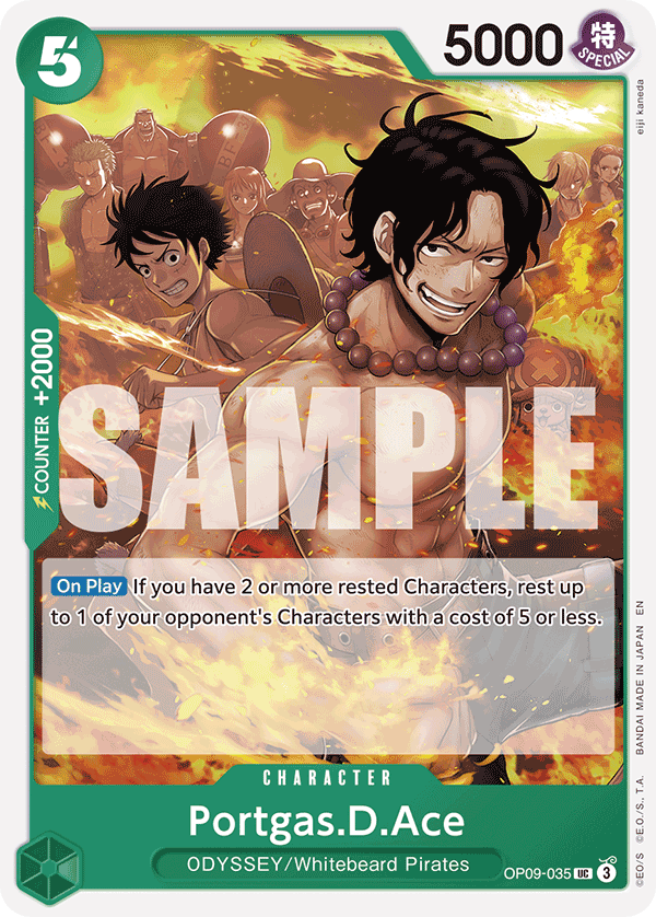 Portgas.D.Ace (Reprint) (alternativ bild) OP09-035_r1