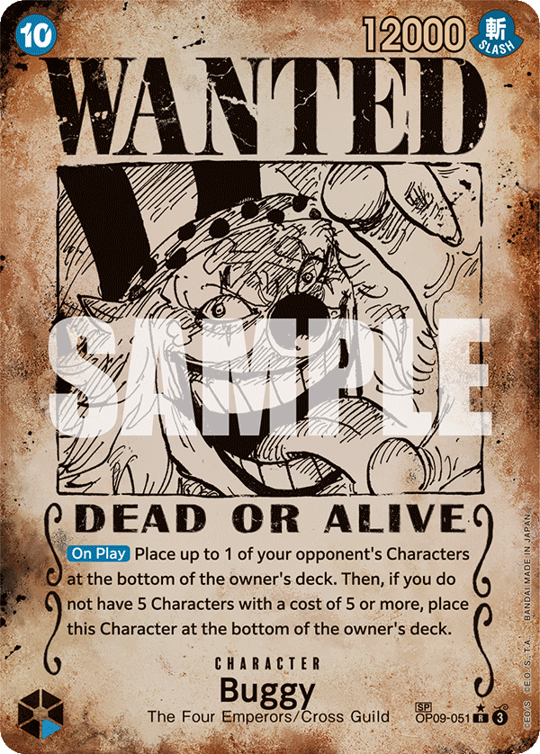 Buggy (051) (Wanted Poster) (alternativ bild) OP09-051_p3