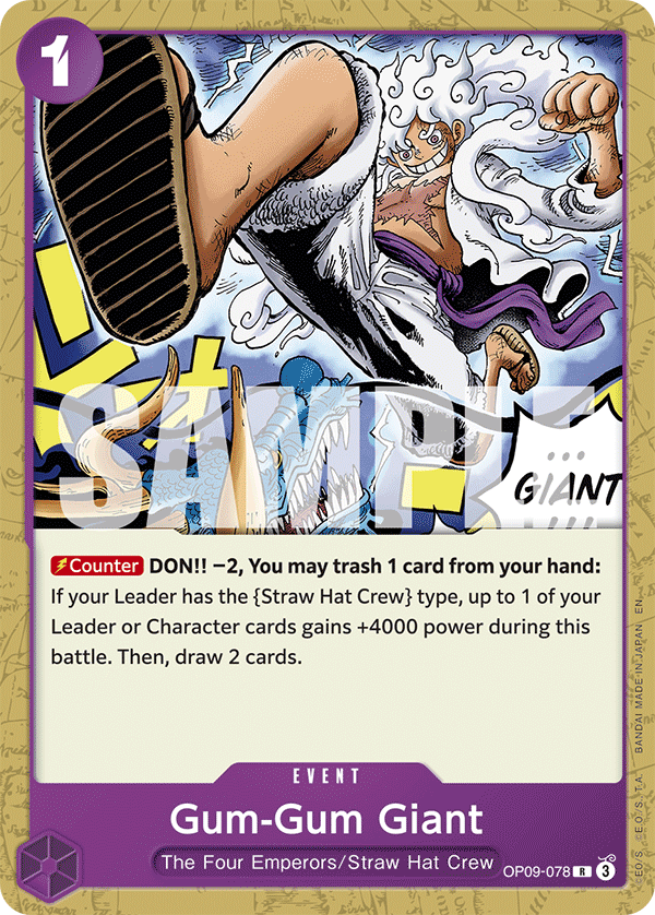 Gum-Gum Giant (Reprint) (alternativ bild) OP09-078_p1