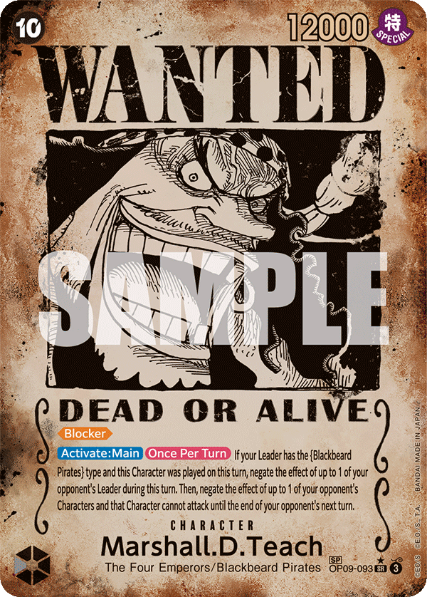Marshall.D.Teach (093) (Wanted Poster) (alternativ bild) OP09-093_p3