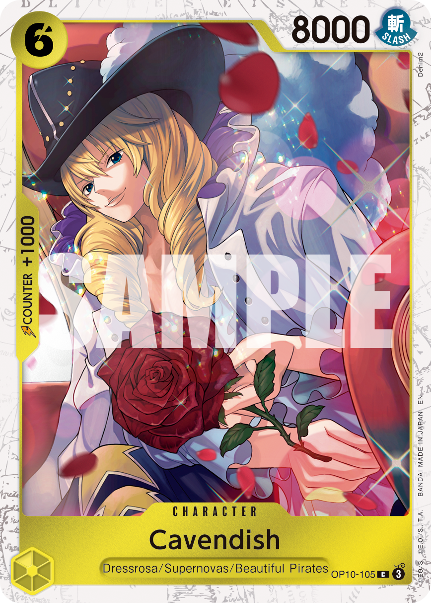 Cavendish - OP10-105 (Pirate Foil) (alternativ bild) OP10-105_p1
