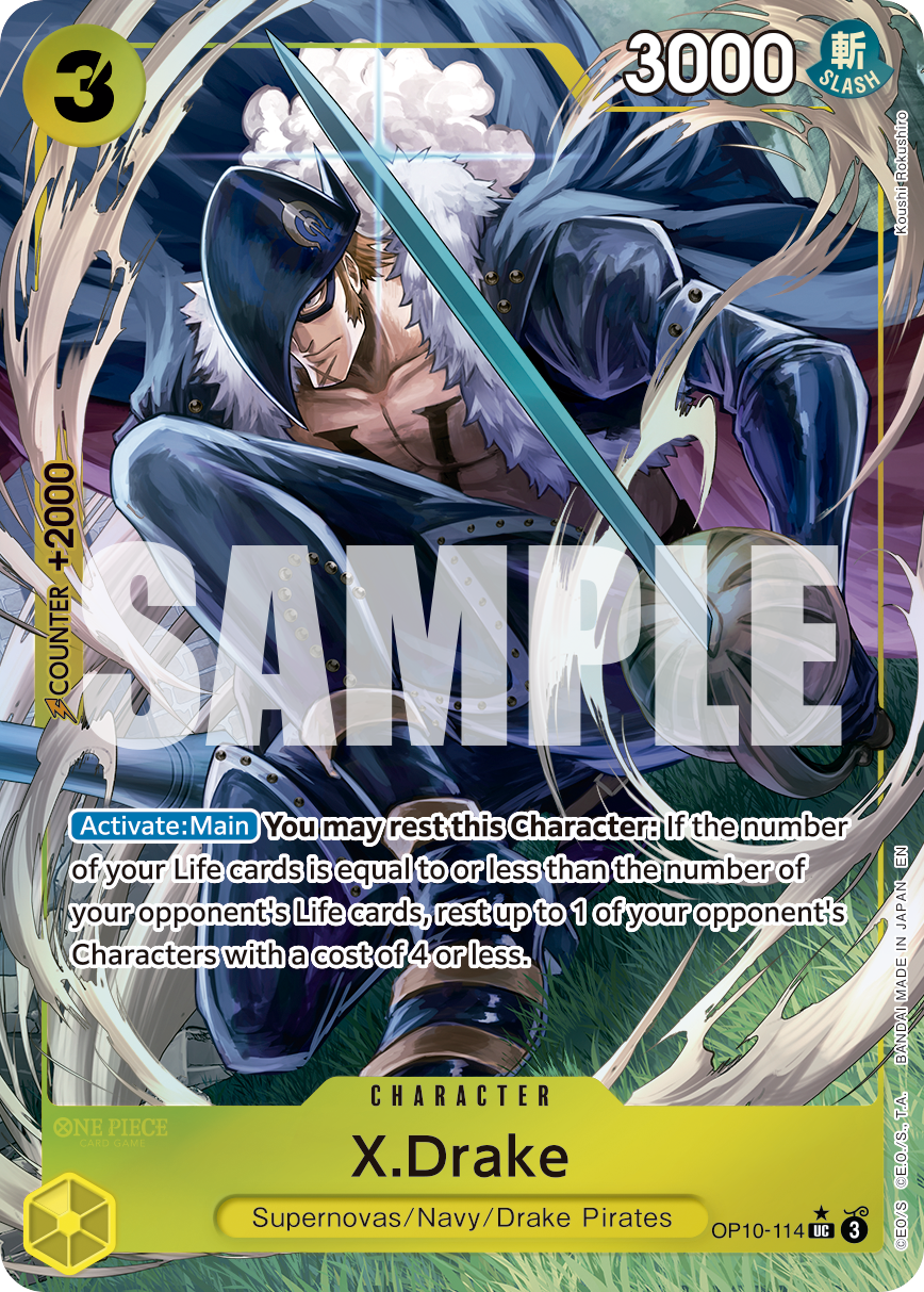 X.Drake (Alternate Art) OP10-114_p2
