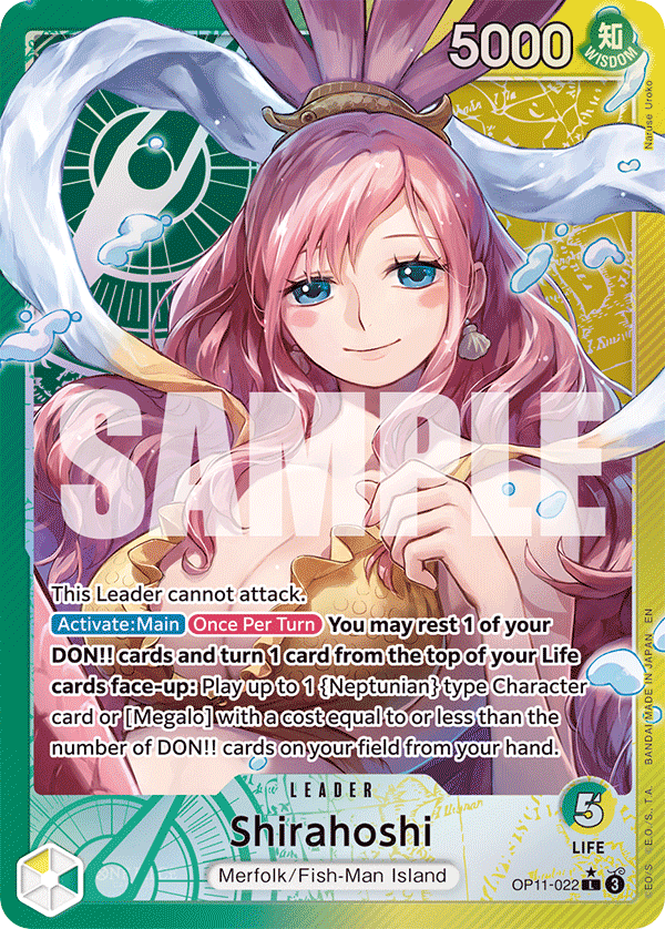 Shirahoshi (022) (Alternate Art) OP11-022_p1