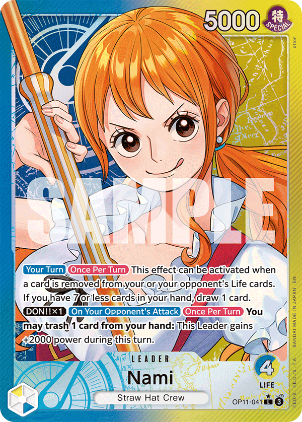 Nami (041) (Alternate Art) OP11-041_p1