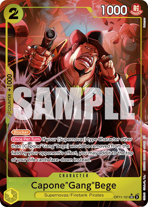 Capone"Gang"Bege (101) (Alternate Art) OP11-101_p1