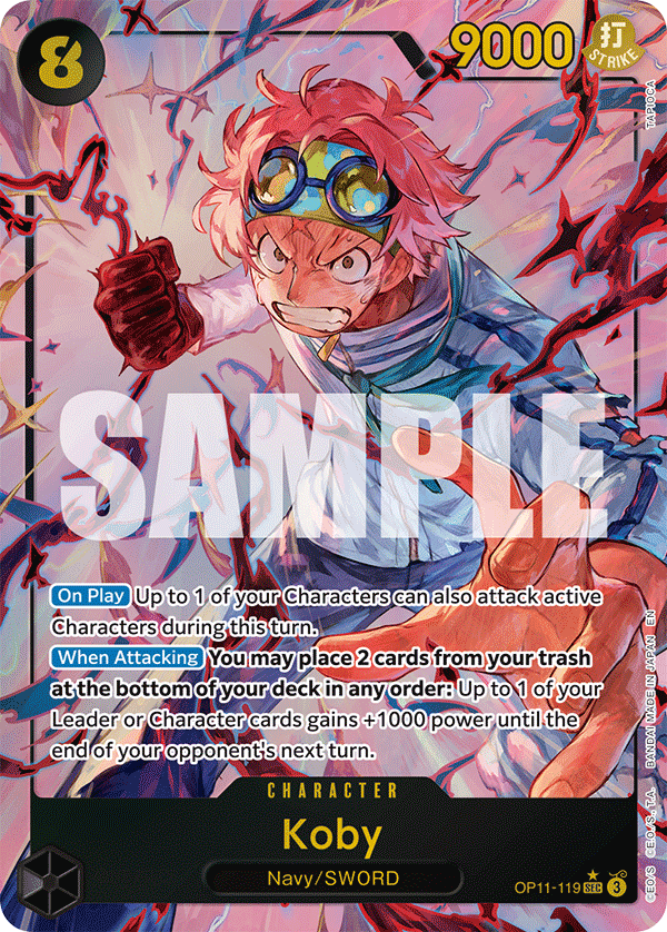 Koby (119) (Alternate Art) OP11-119_p1