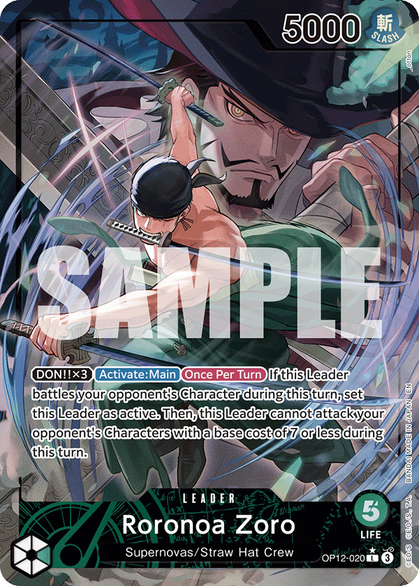Roronoa Zoro (020) (Alternate Art) OP12-020_p1
