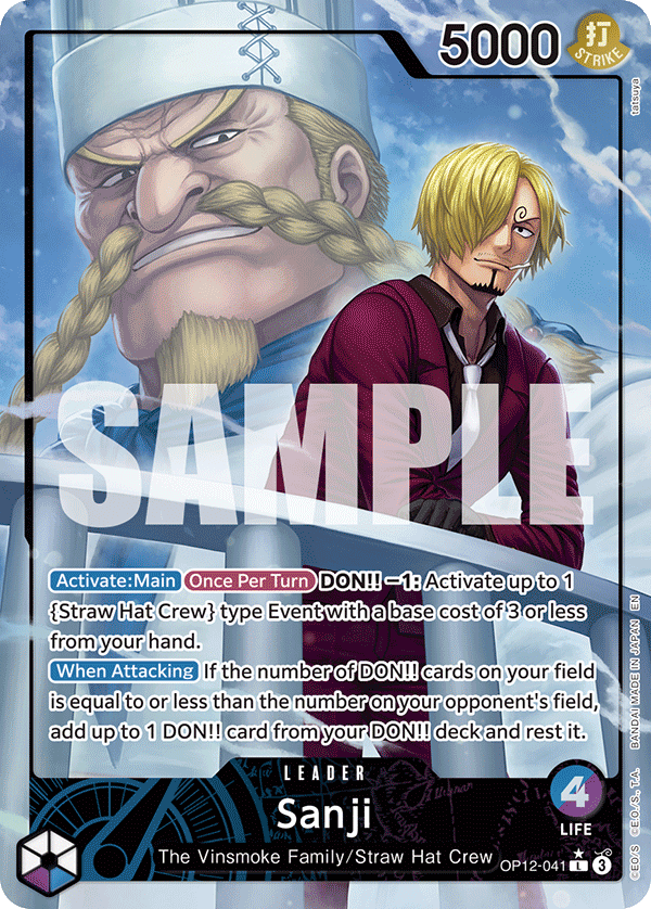 Sanji (041) (Alternate Art) OP12-041_p1