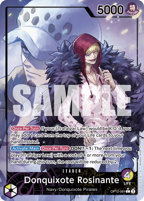 Donquixote Rosinante (061) (Alternate Art) OP12-061_p1