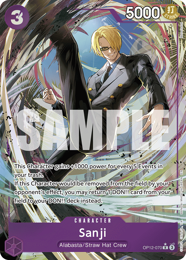 Sanji (070) (Alternate Art) OP12-070_p1
