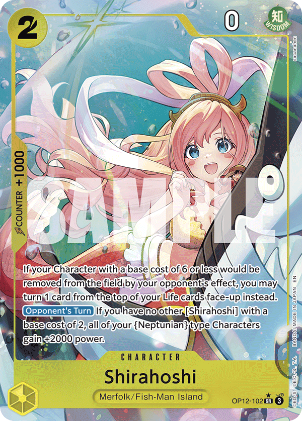 Shirahoshi (Alternate Art) OP12-102_p1