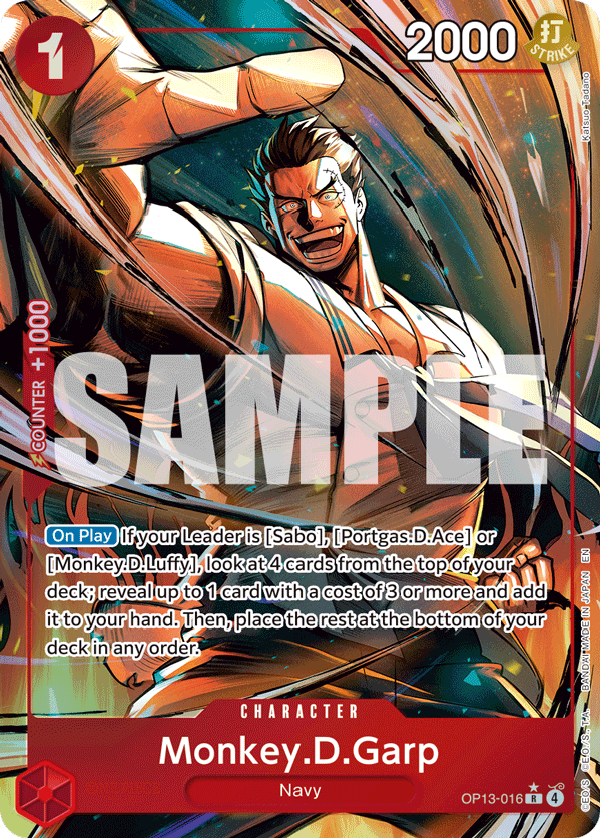 Monkey.D.Garp (Alternate Art) OP13-016_p1