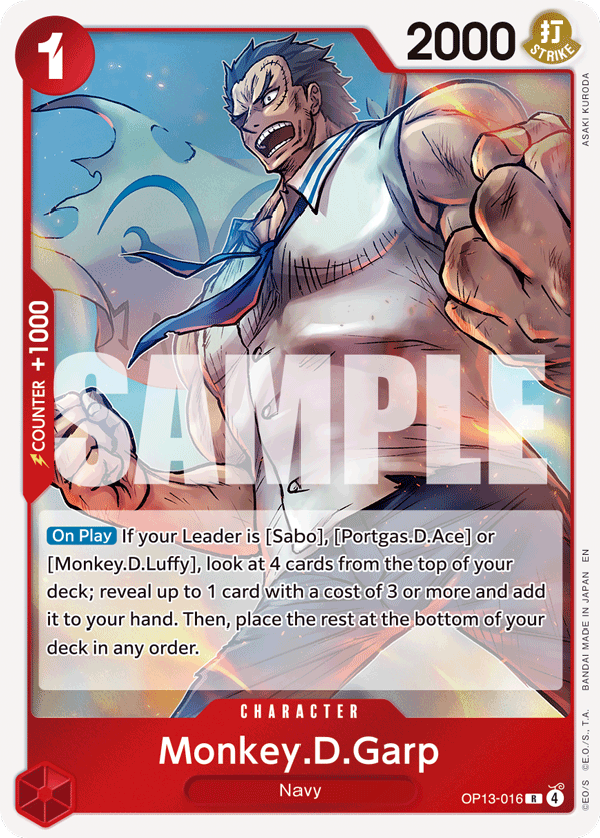 Monkey.D.Garp OP13-016