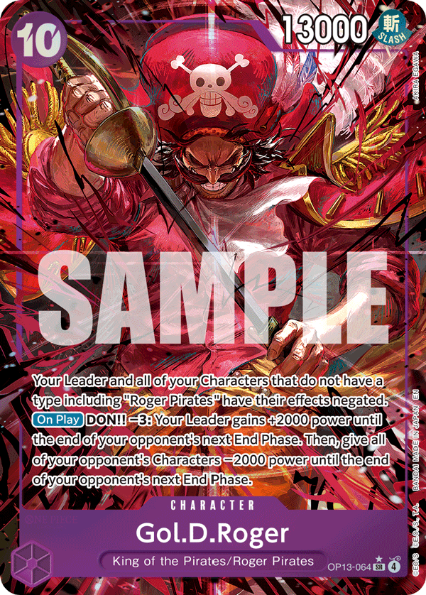 Gol.D.Roger (064) (Alternate Art) OP13-064_p1