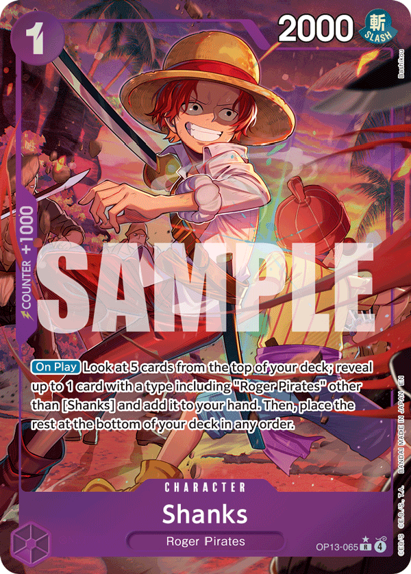 Shanks (065) (Alternate Art) OP13-065_p1
