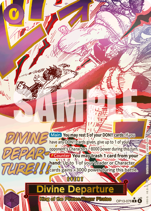 Divine Departure (Alternate Art) OP13-076_p1