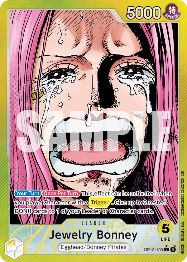 Jewelry Bonney (100) (Alternate Art) OP13-100_p1