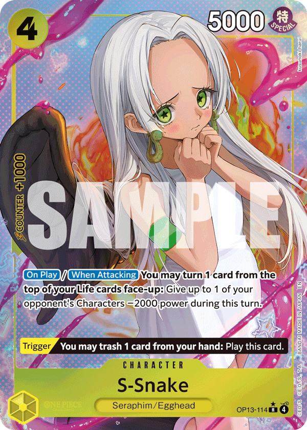 S-Snake (Alternate Art) OP13-114_p1
