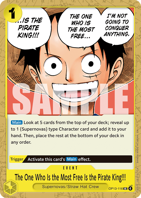 The One Who Is the Most Free Is the Pirate King!!! (alternativ bild) OP13-116_r1