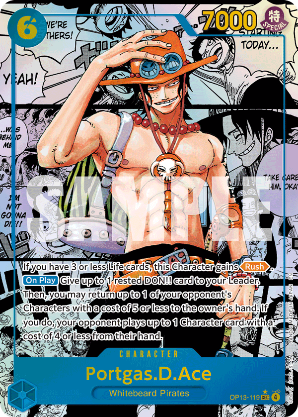 Portgas.D.Ace (119) (Super Alternate Art) OP13-119_p2