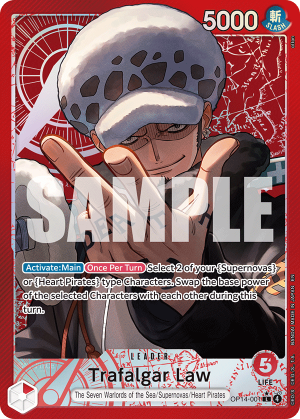 Trafalgar Law - OP14-001 (Alternate Art) OP14-001_p1